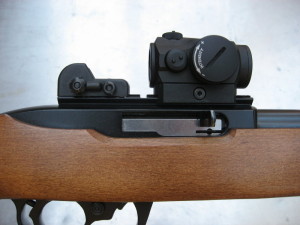 red dot side view
